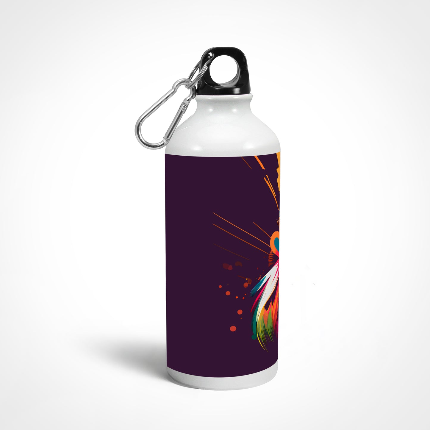JOVIN-MV Sipper Bottle In Black Floral