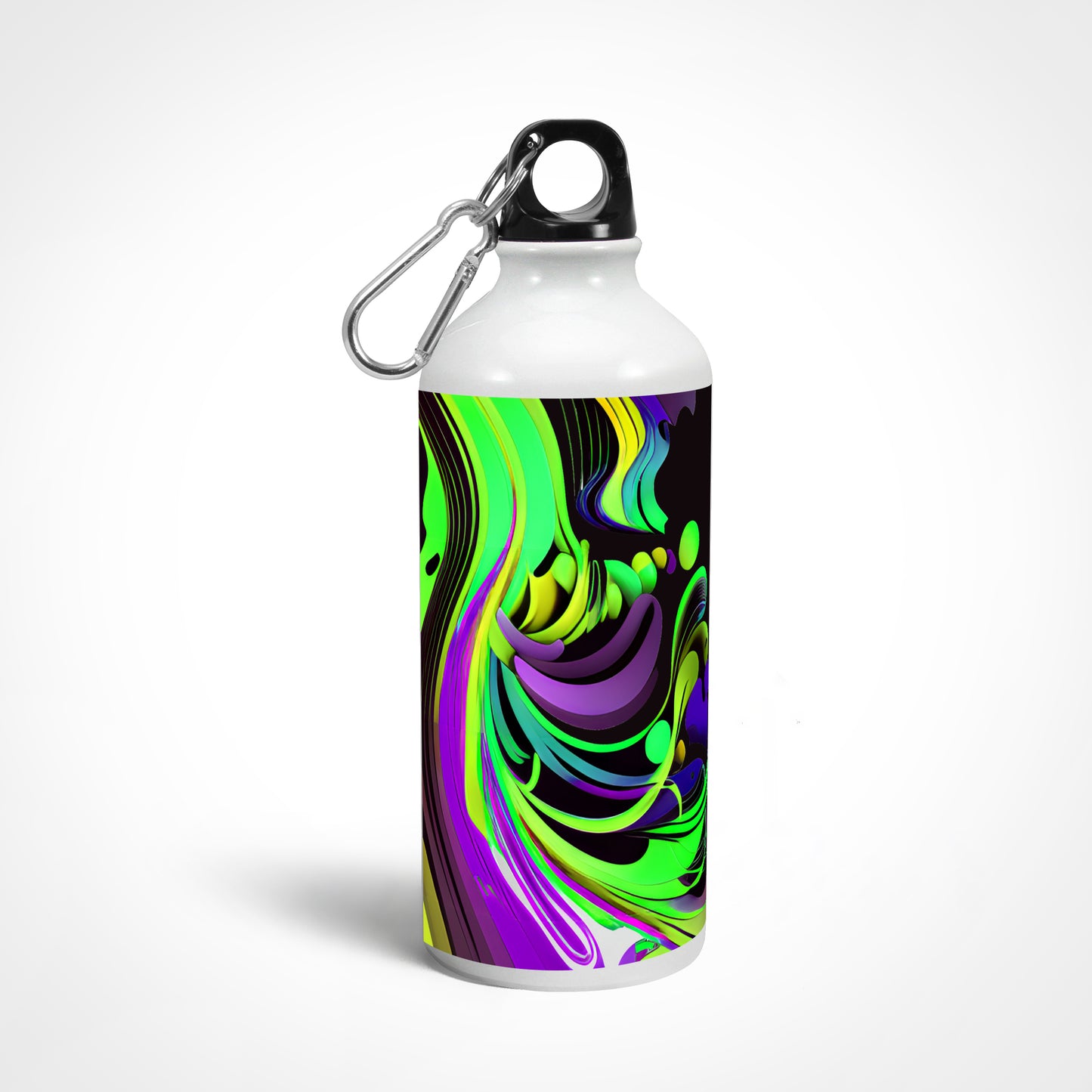 JOVIN-MV Sipper Bottle In Black Floral