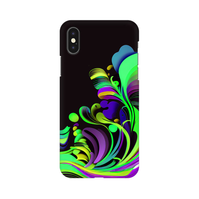JOVIN-MV Apple iPhone Sublimation Phone Case In Black Floral All Models