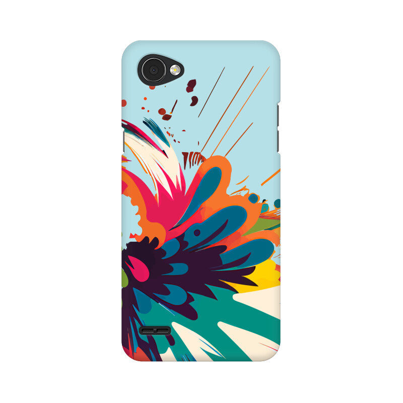 JOVIN-MV LG Sublimation Phone Case In Blue Floral All Models