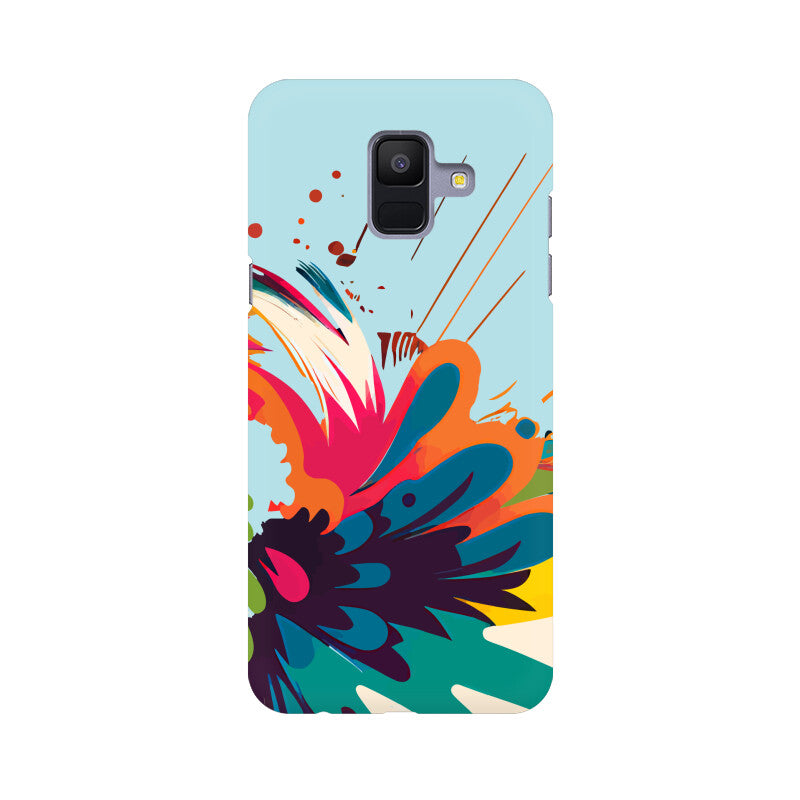 JOVIN-MV Samsung Sublimation Phone Case In Blue Floral All Models