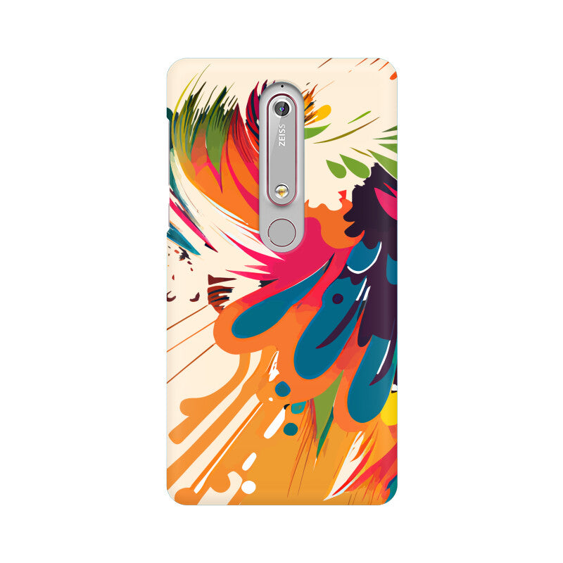 JOVIN-MV Nokia Sublimation Phone Case In Cream Floral All Models