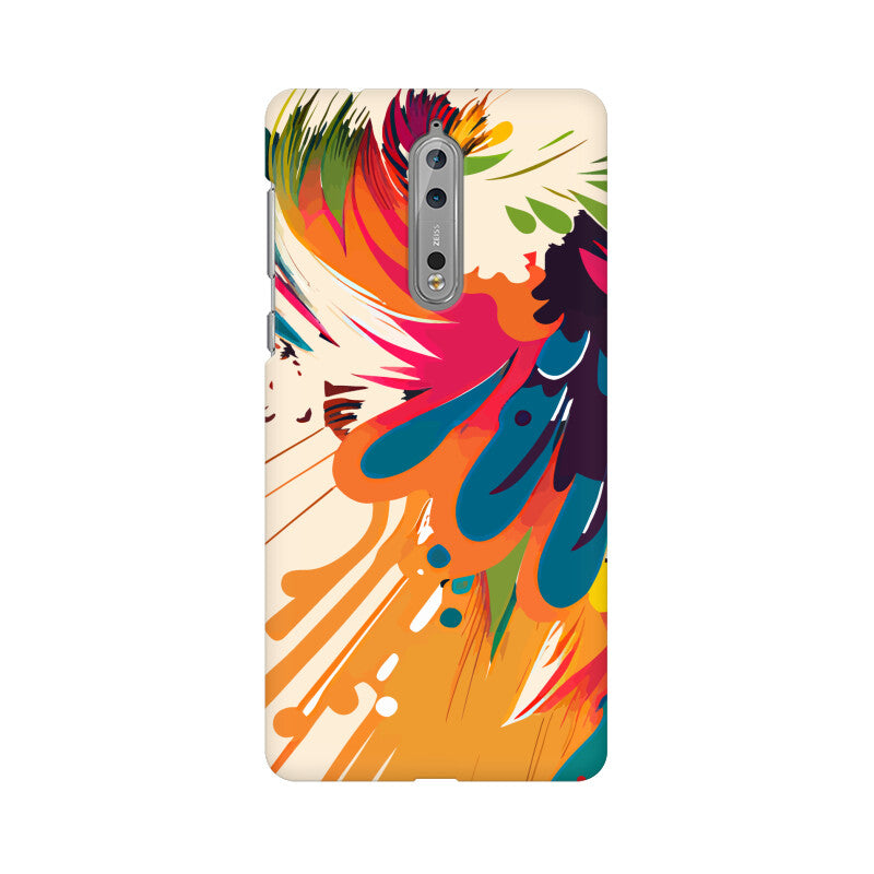 JOVIN-MV Nokia Sublimation Phone Case In Cream Floral All Models