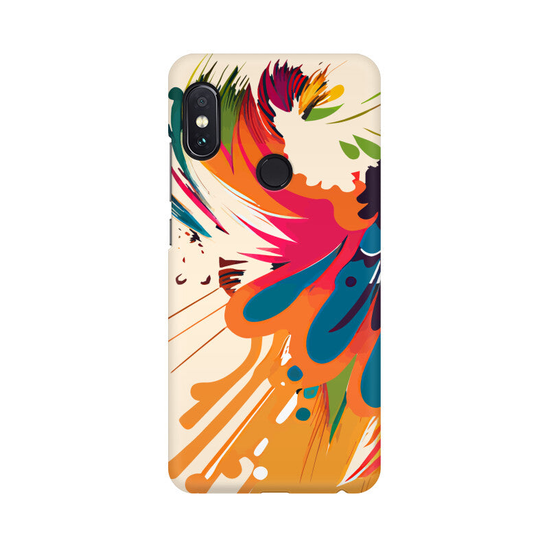 JOVIN-MV Xiaomi Redmi Sublimation Phone Case In Cream Floral All Models