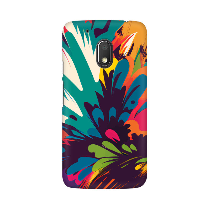 JOVIN-MV Moto Sublimation Phone Case In Floral Black All Models