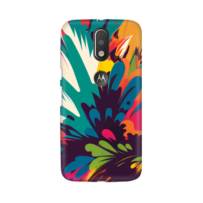 JOVIN-MV Moto Sublimation Phone Case In Floral Black All Models