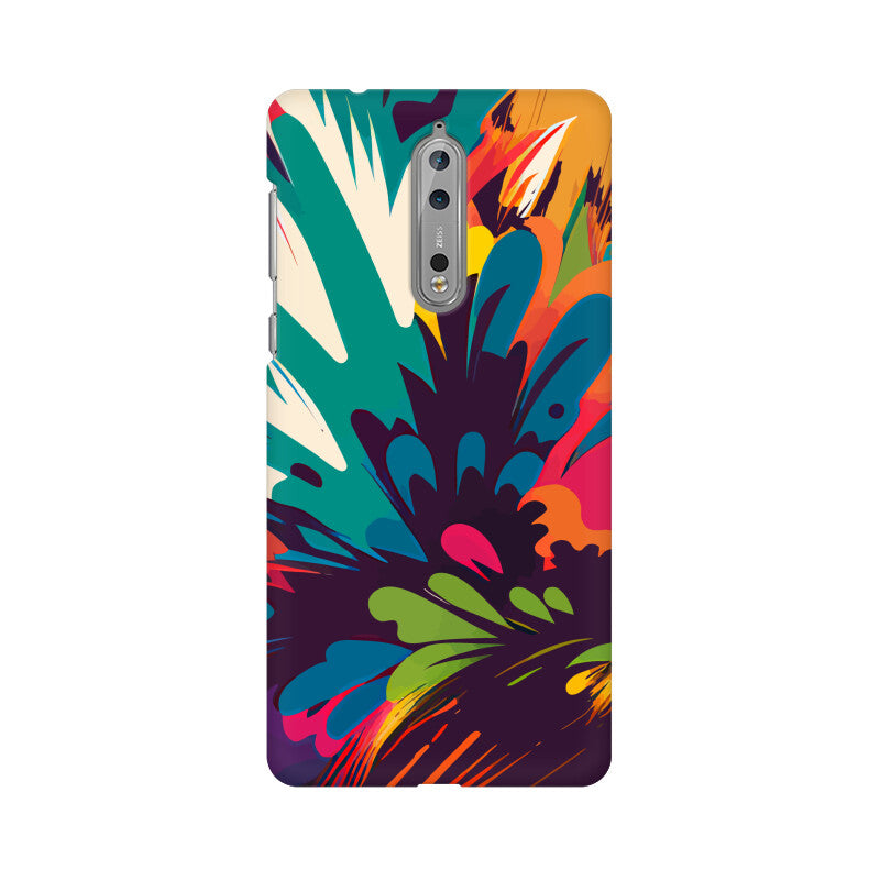 JOVIN-MV Moto Sublimation Phone Case In Floral Black All Models