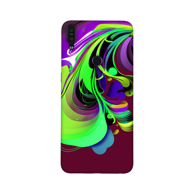 JOVIN-MV Asus Sublimation Phone Case In Maroon Floral All Models