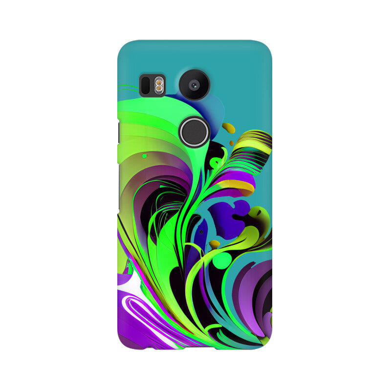 JOVIN-MV LG Sublimation Phone Case In Green Floral All Models
