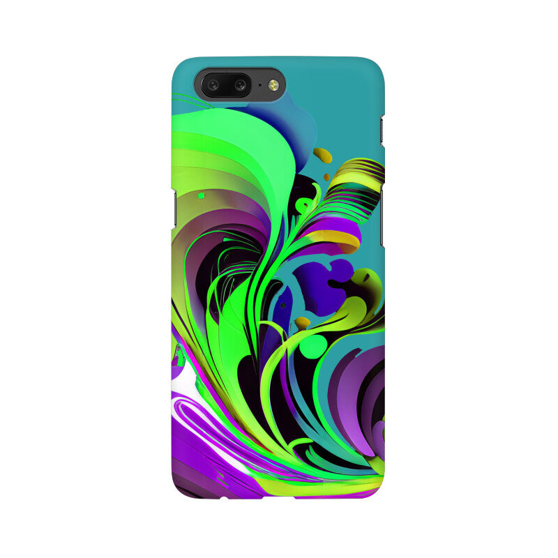 JOVIN-MV OnePlus Sublimation Phone Case In Green Floral All Models