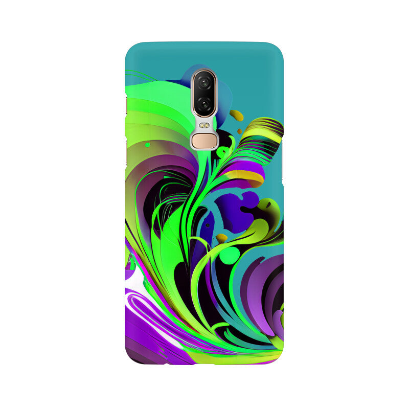 JOVIN-MV OnePlus Sublimation Phone Case In Green Floral All Models
