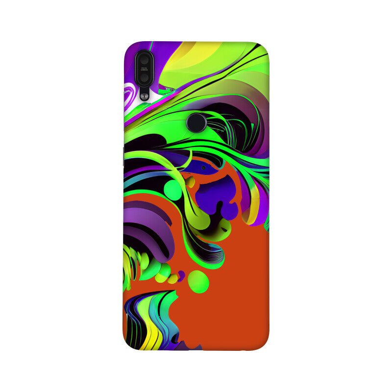 JOVIN-MV Asus Sublimation Phone Case In Orange Floral All Models