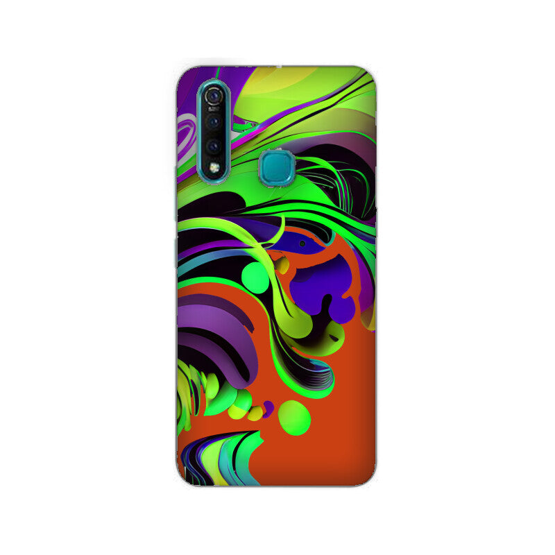 JOVIN-MV Vivo Sublimation Phone Case In Orange Floral All Models