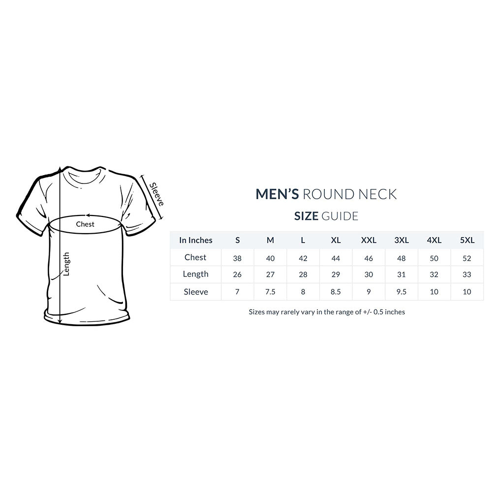 JOVIN-MV Men's Half Sleeve Round Neck T Shirt Installing Muscles