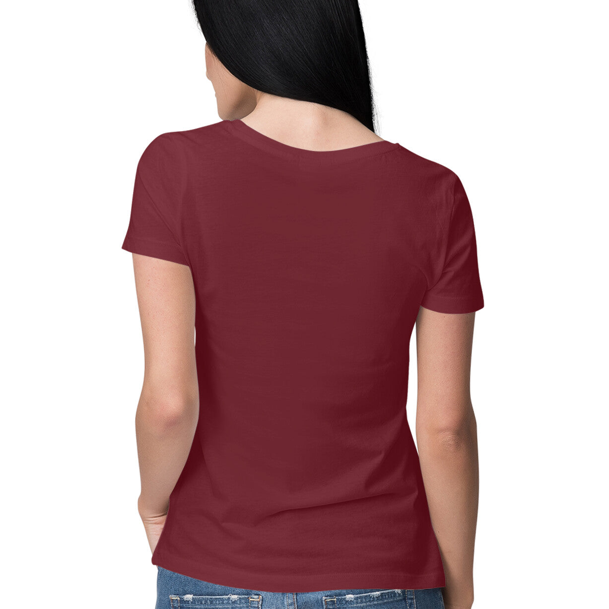 JOVIN-MV Women's Half Sleeve Round Neck T-Shirt