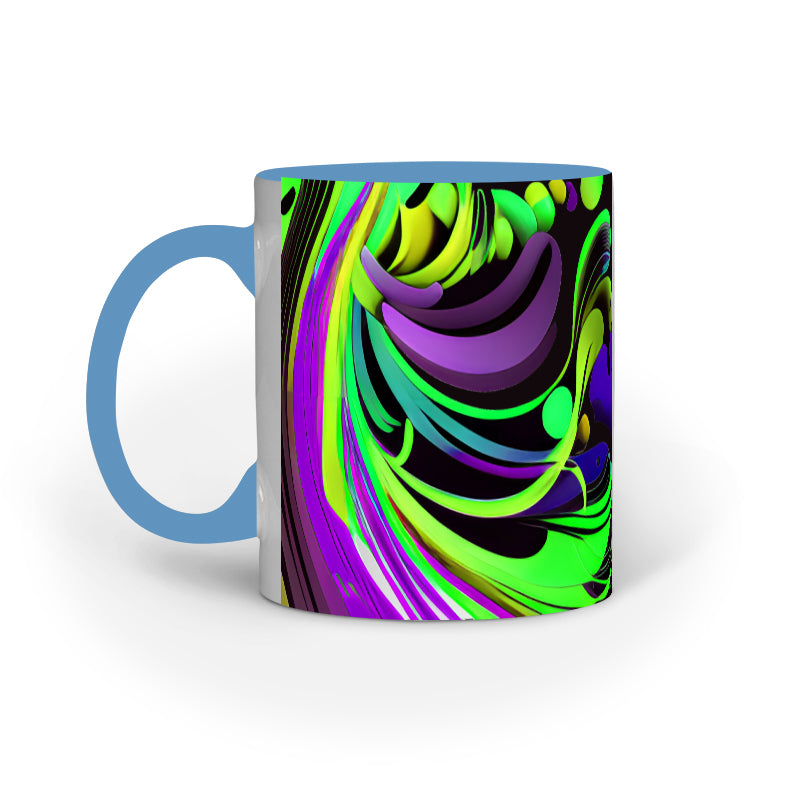 JOVIN-MV Inner Coloured Mug In Floral Black