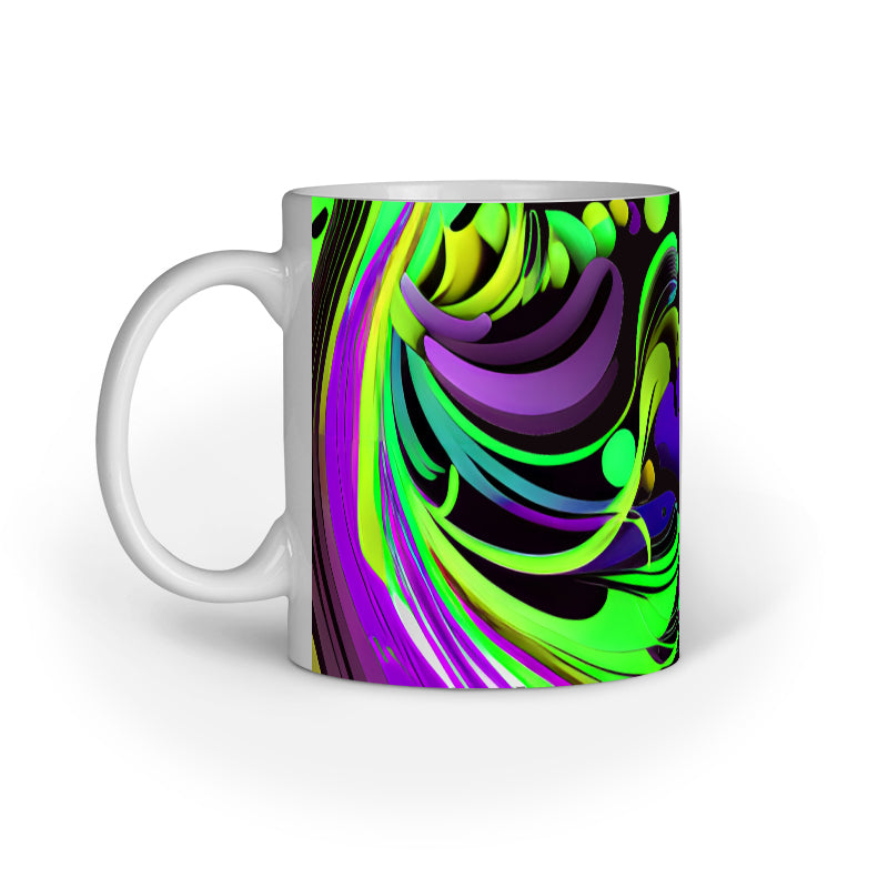 JOVIN-MV Inner Coloured Mug In Floral Black