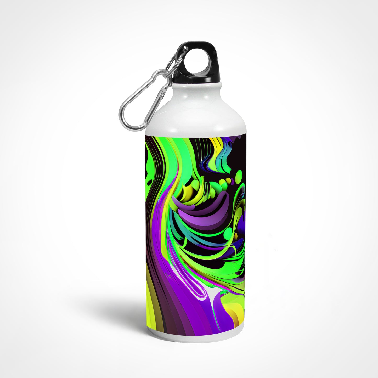 JOVIN-MV Sipper Bottle In Black Floral