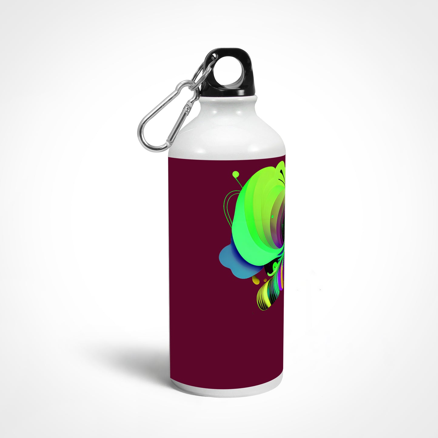 JOVIN-MV Sipper Bottle In Maroon Floral
