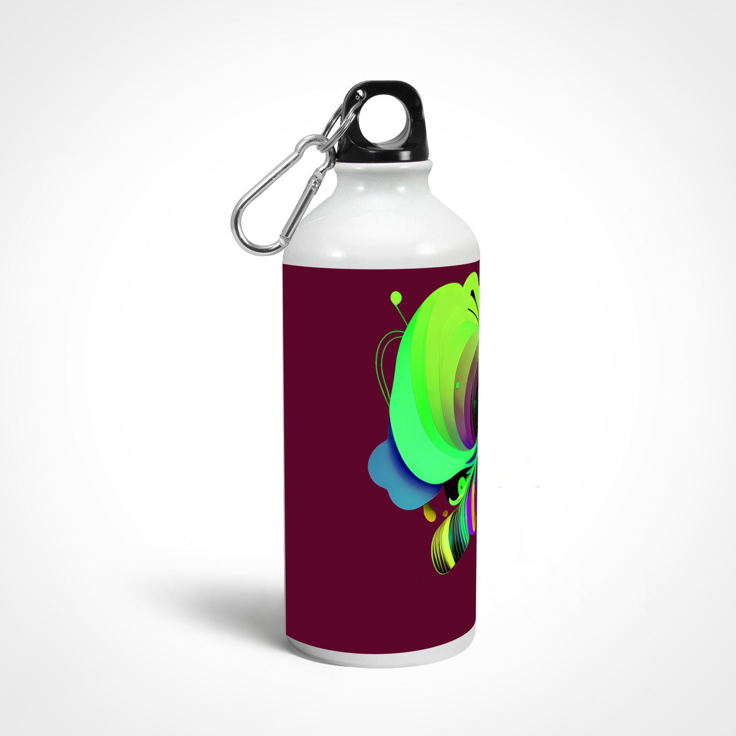 JOVIN-MV Sipper Bottle In Maroon Floral