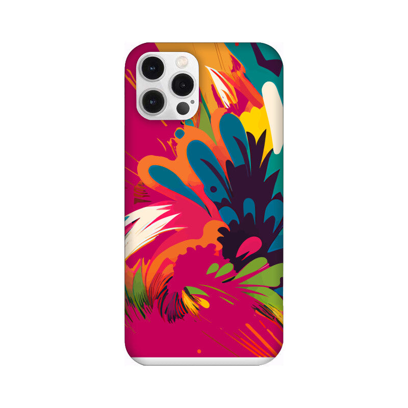 JOVIN-MV Apple iPhone Sublimation Phone Case Magenta Floral All Models