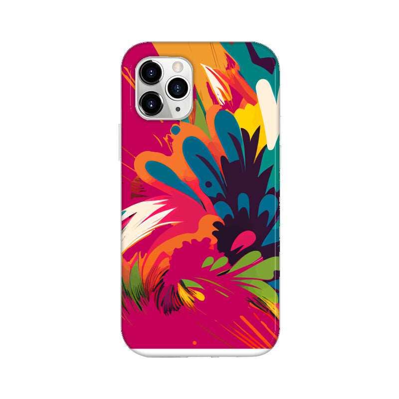 JOVIN-MV Apple iPhone Sublimation Phone Case Magenta Floral All Models