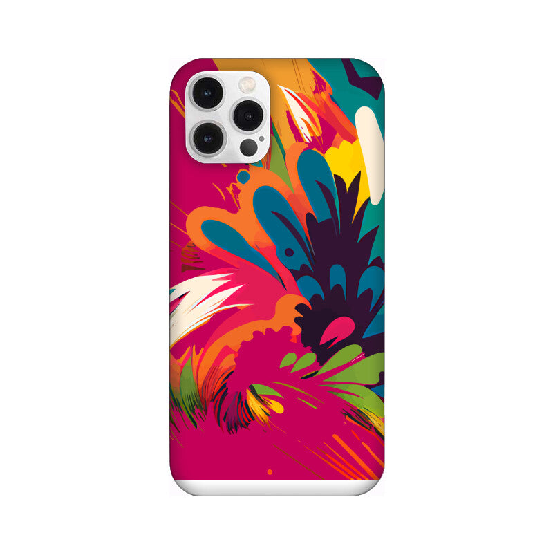 JOVIN-MV Apple iPhone Sublimation Phone Case Magenta Floral All Models