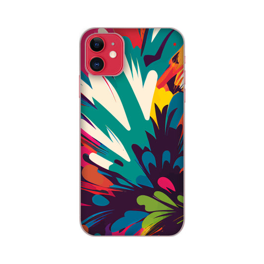 JOVIN-MV Apple iPhone Sublimation Phone Case Floral Black All Models