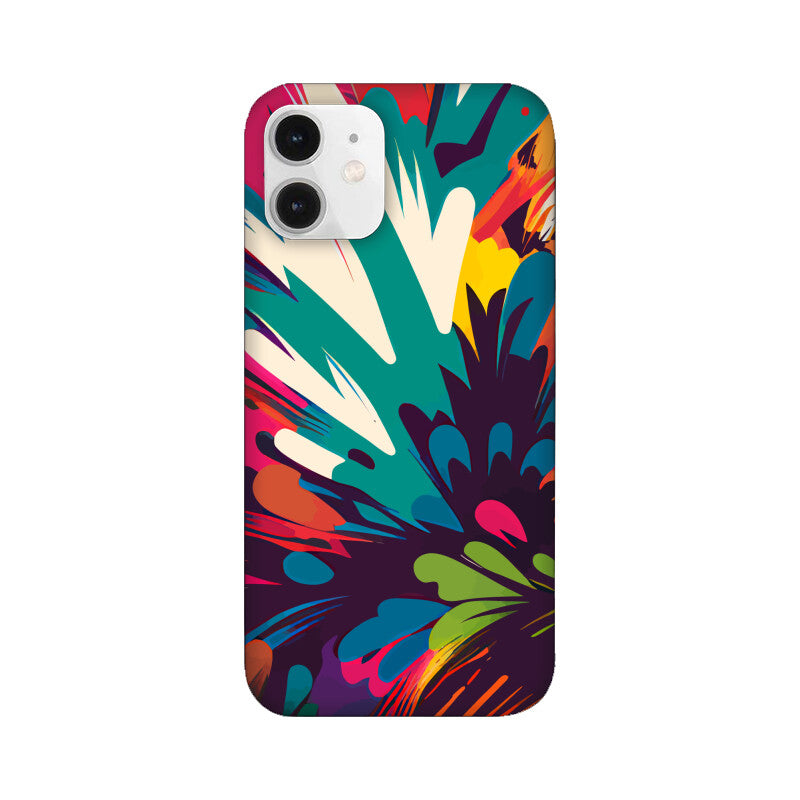 JOVIN-MV Apple iPhone Sublimation Phone Case Floral Black All Models