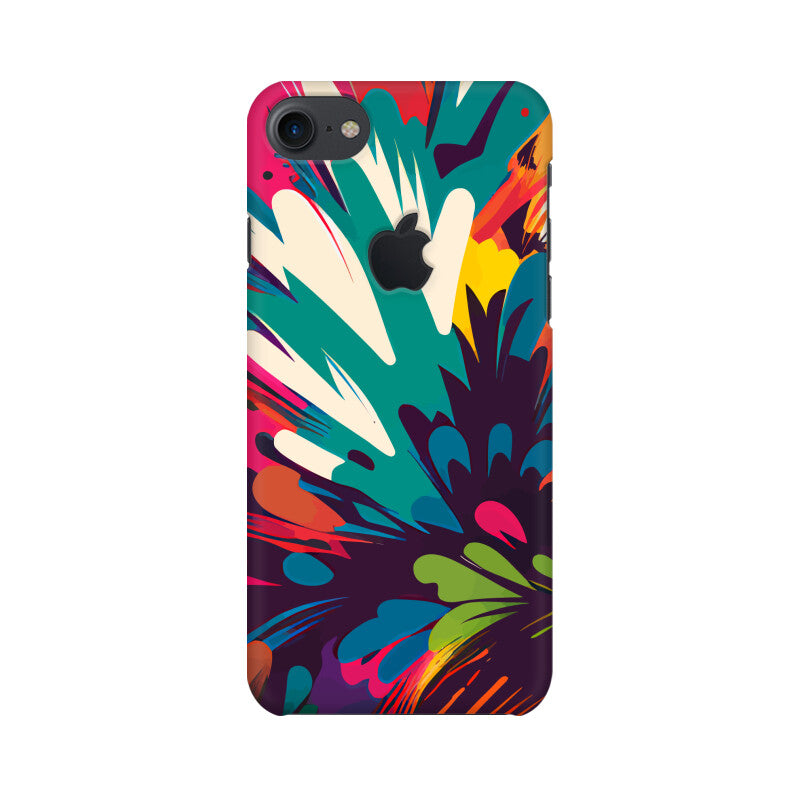JOVIN-MV Apple iPhone Sublimation Phone Case Floral Black All Models