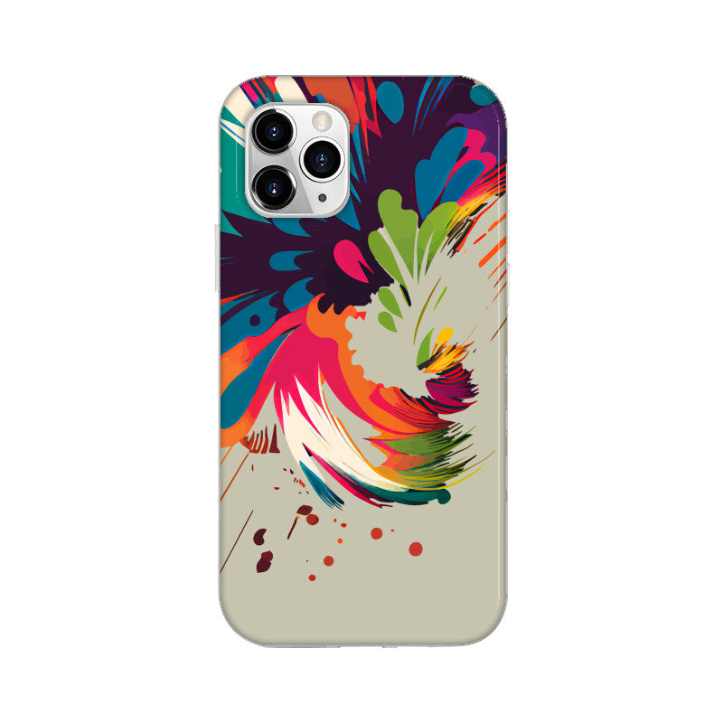 JOVIN-MV Apple iPhone Sublimation Phone Case Silver Floral All Models