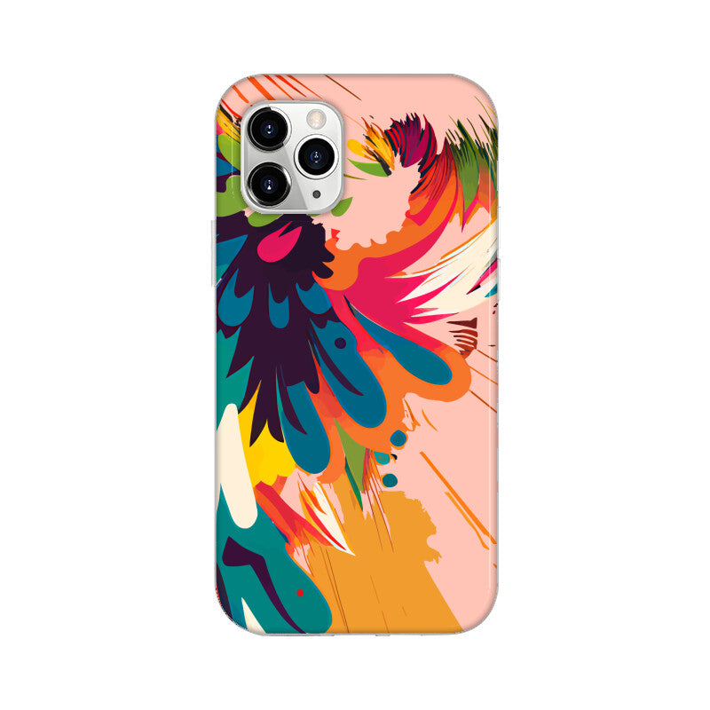 JOVIN-MV Apple iPhone Sublimation Phone Case Peach Floral All Models