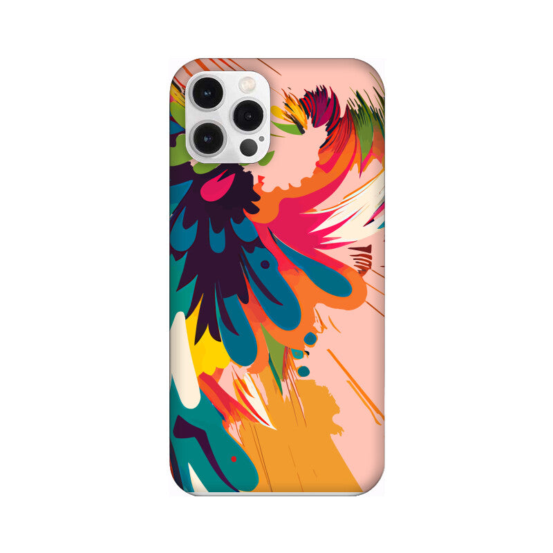 JOVIN-MV Apple iPhone Sublimation Phone Case Peach Floral All Models