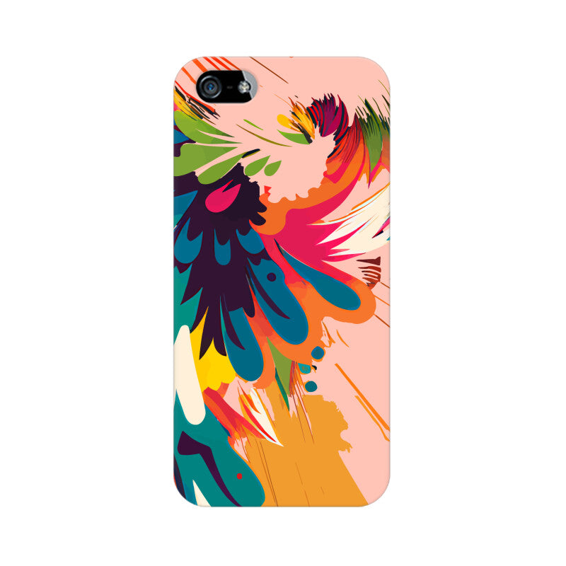 JOVIN-MV Apple iPhone Sublimation Phone Case Peach Floral All Models