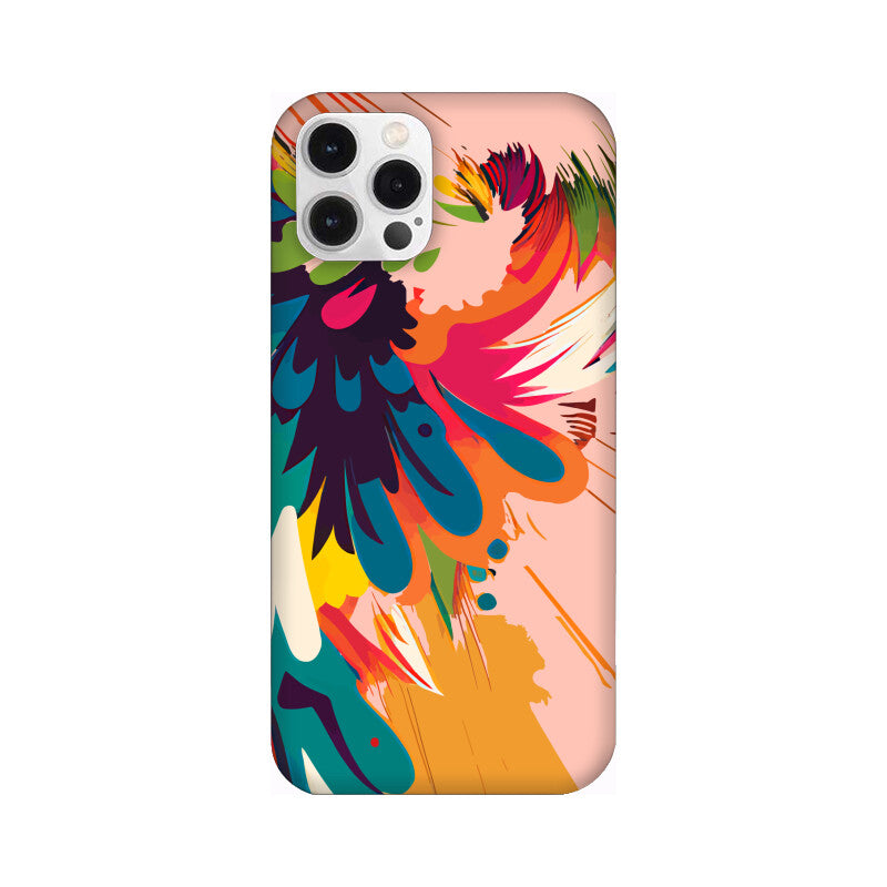 JOVIN-MV Apple iPhone Sublimation Phone Case Peach Floral All Models