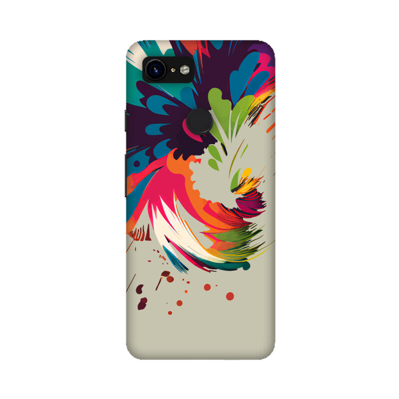 JOVIN-MV Google Pixel Sublimation Phone Case In Silver Floral