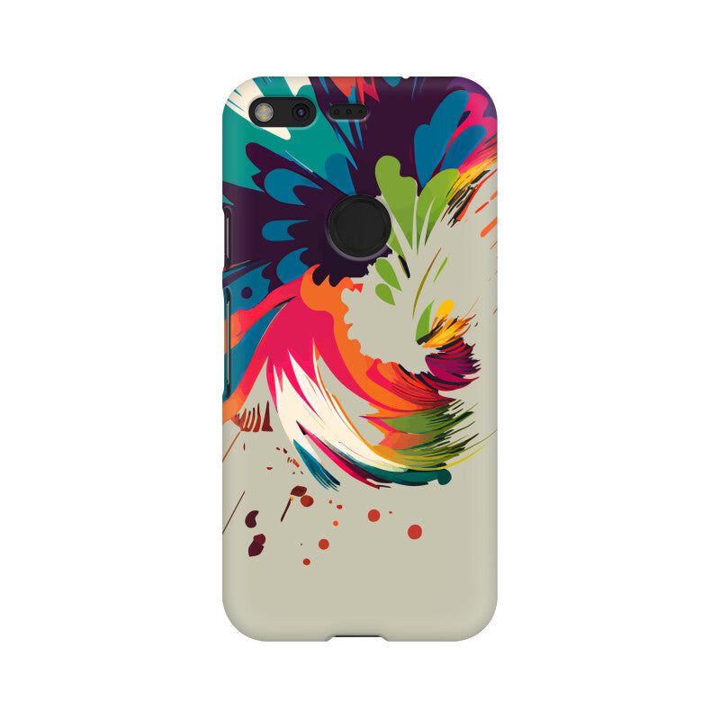 JOVIN-MV Google Pixel Sublimation Phone Case In Silver Floral