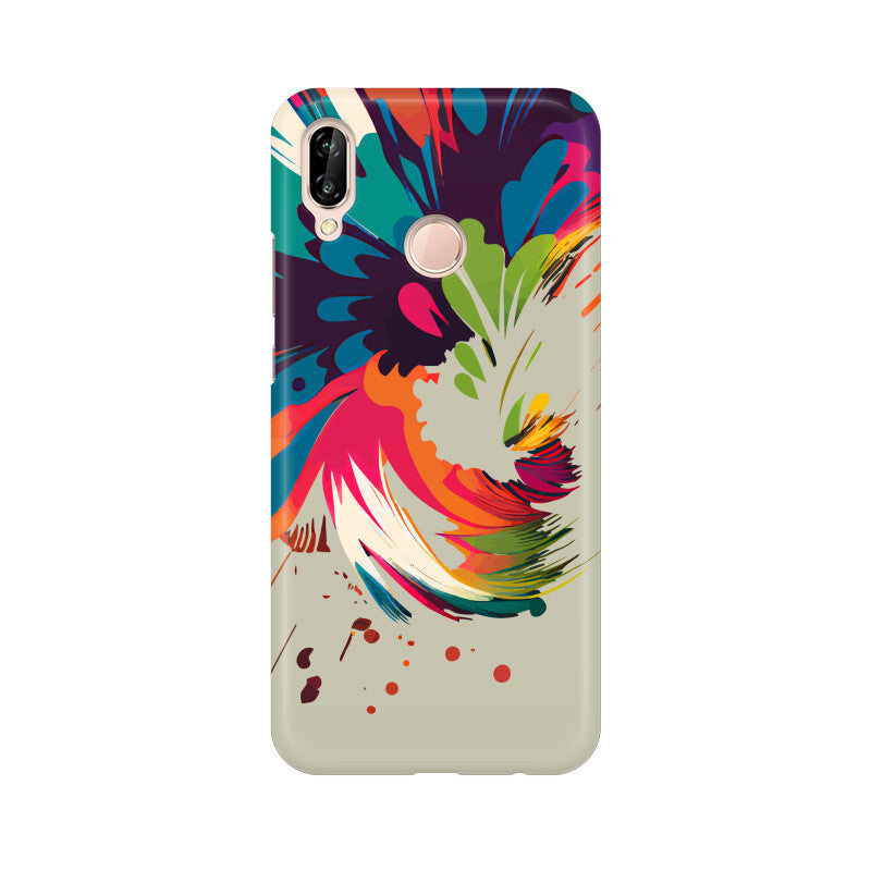 JOVIN-MV Huawei Sublimation Phone Case Silver Floral All Models