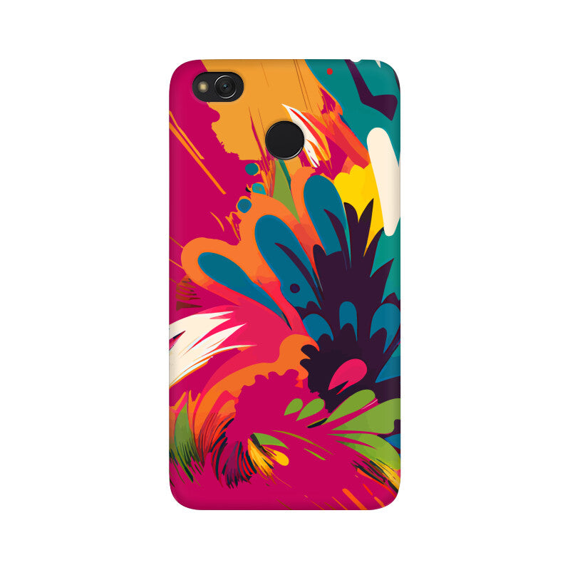 JOVIN-MV Xiaomi Redmi Sublimation Phone Case In Magenta Floral All Models