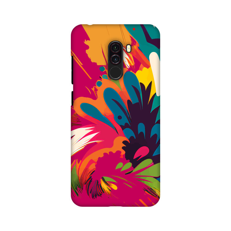 JOVIN-MV Xiaomi Redmi Sublimation Phone Case In Magenta Floral All Models