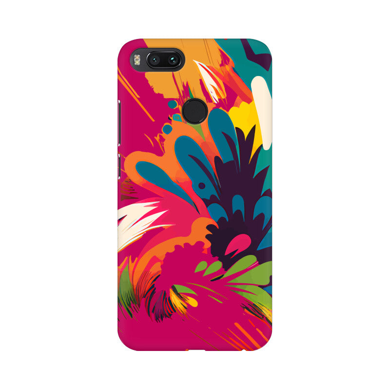 JOVIN-MV Xiaomi Redmi Sublimation Phone Case In Magenta Floral All Models