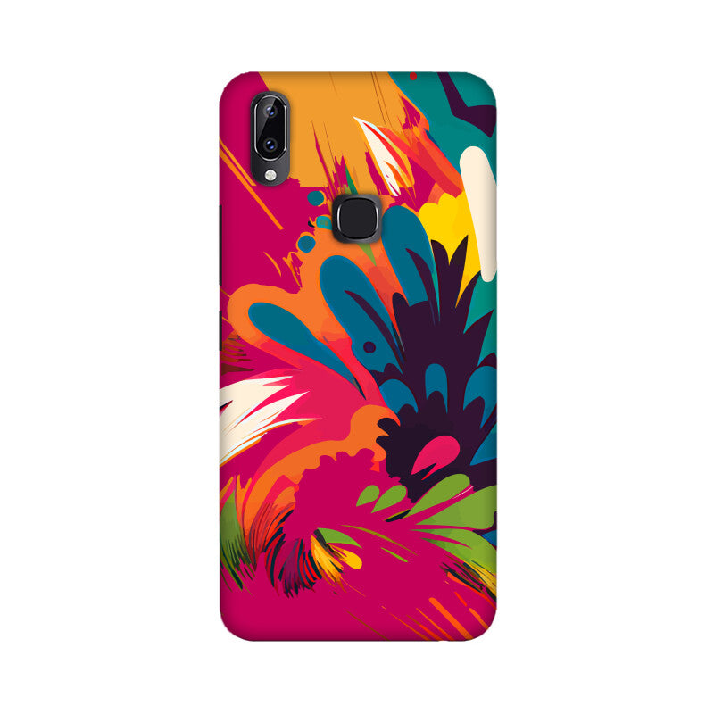 JOVIN-MV Vivo Sublimation Phone Case In Magenta Floral All Models