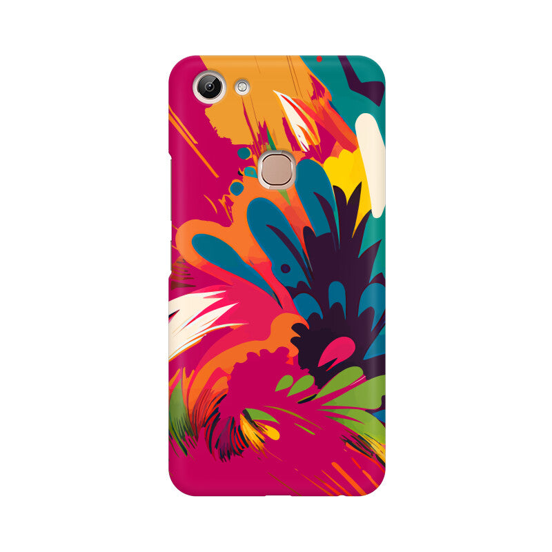 JOVIN-MV Vivo Sublimation Phone Case In Magenta Floral All Models