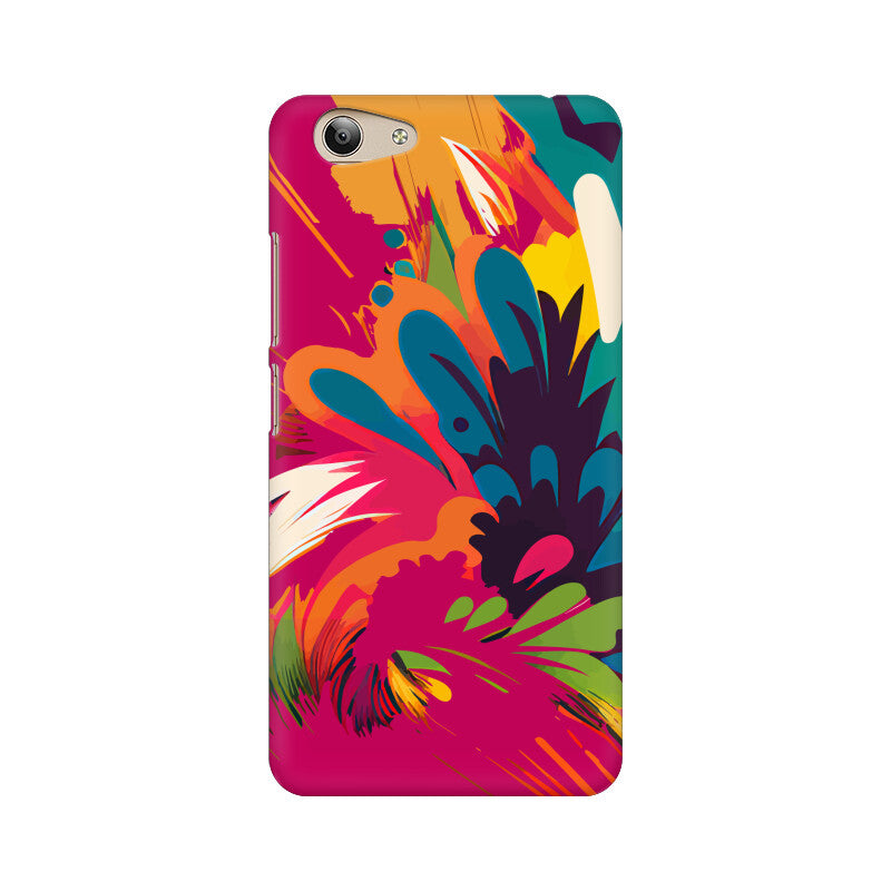 JOVIN-MV Vivo Sublimation Phone Case In Magenta Floral All Models