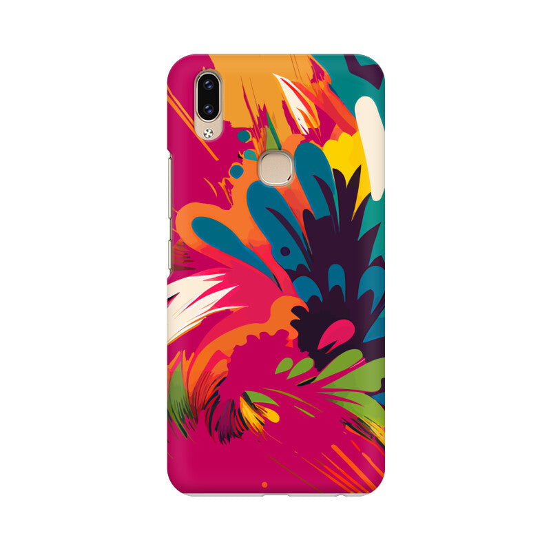 JOVIN-MV Vivo Sublimation Phone Case In Magenta Floral All Models