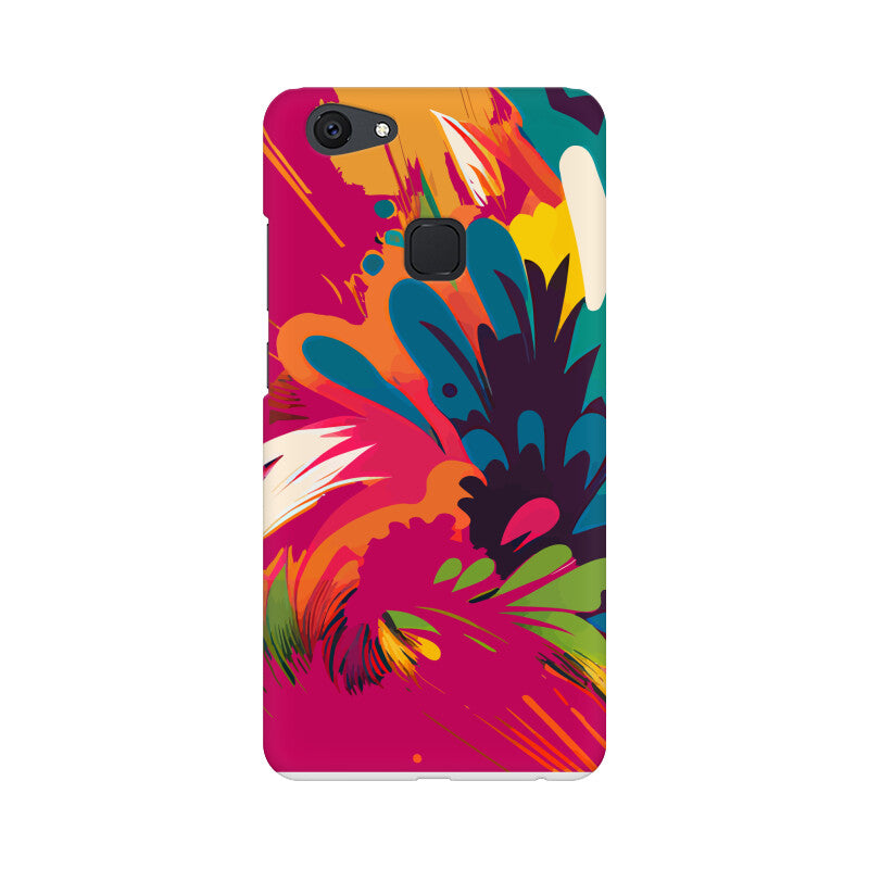 JOVIN-MV Vivo Sublimation Phone Case In Magenta Floral All Models