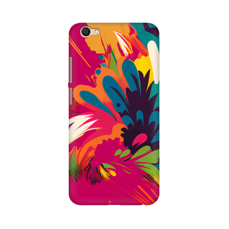 JOVIN-MV Vivo Sublimation Phone Case In Magenta Floral All Models