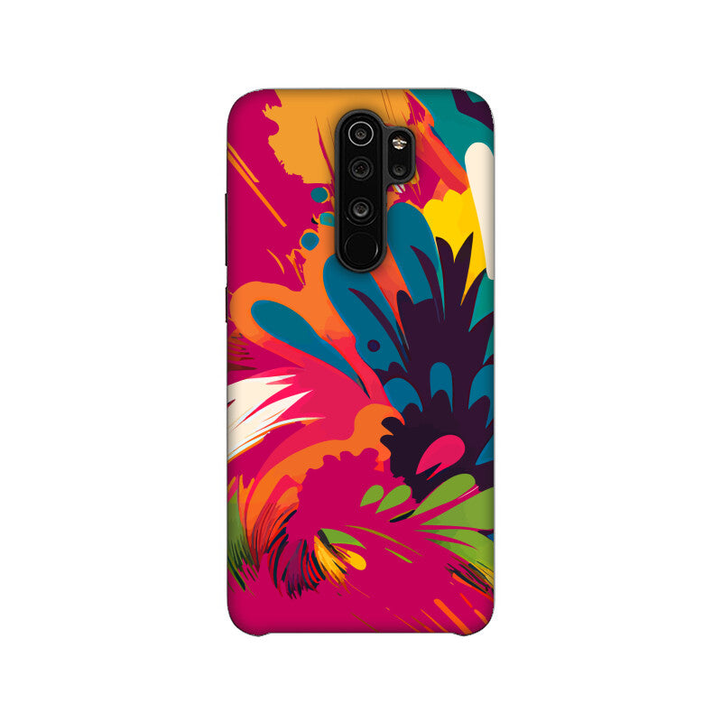 JOVIN-MV Xiaomi Redmi Sublimation Phone Case In Magenta Floral All Models