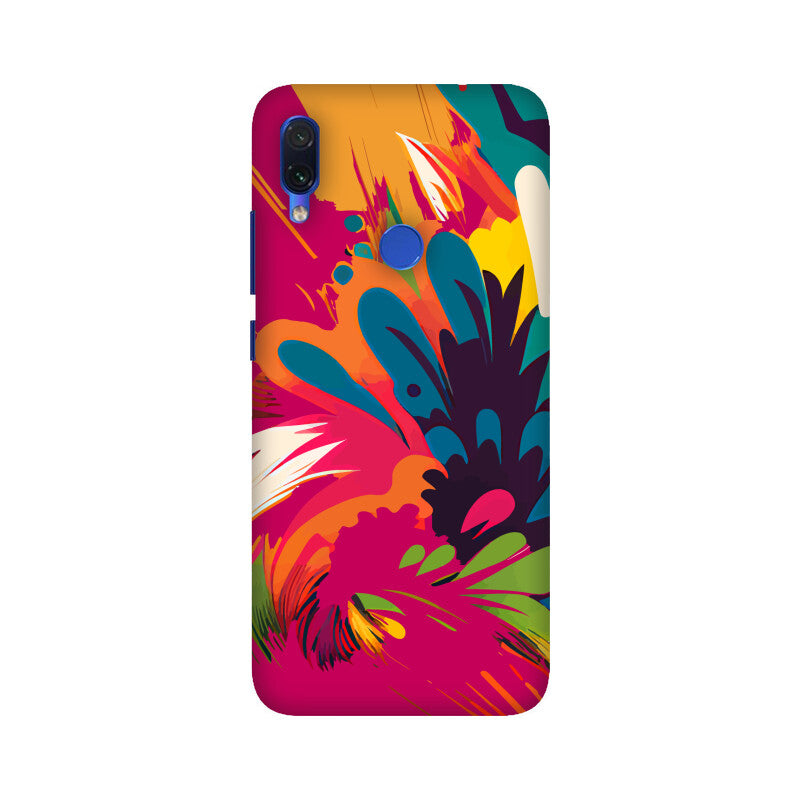 JOVIN-MV Xiaomi Redmi Sublimation Phone Case In Magenta Floral All Models