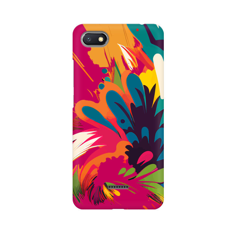 JOVIN-MV Xiaomi Redmi Sublimation Phone Case In Magenta Floral All Models